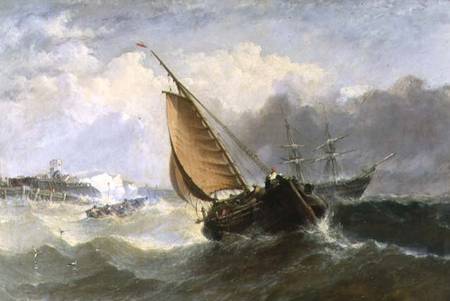 Broadstairs, Squally Weather à Adolphus Knell