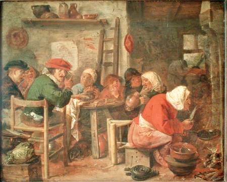 A Peasant Meal à Adriaen Brouwer