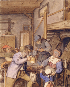 In einer Taverne à Adriaen Jansz van Ostade