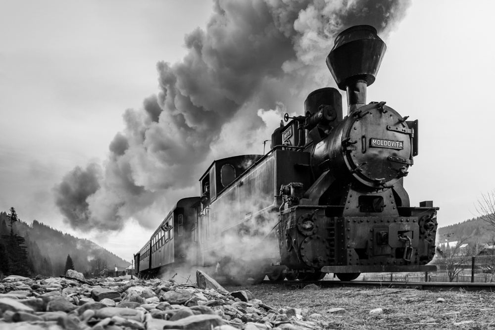 Steam train à Adrian
