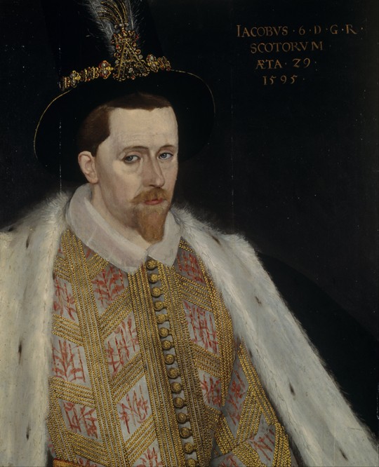 James VI and I (1566-1625), King of Scotland à Adrian Vanson