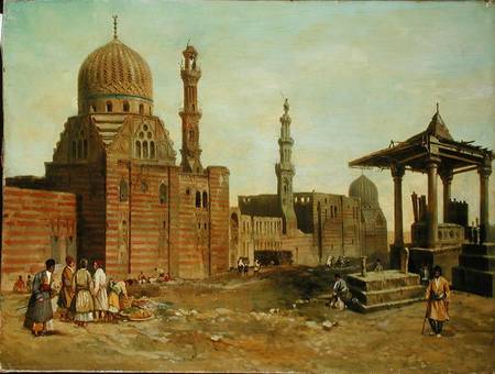 Mosques and Minarets à Adrien Dauzats