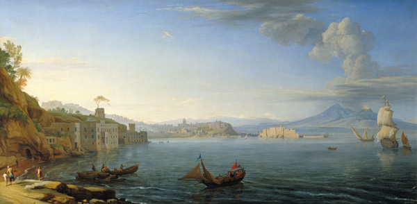 View of Naples à Adrien Manglard