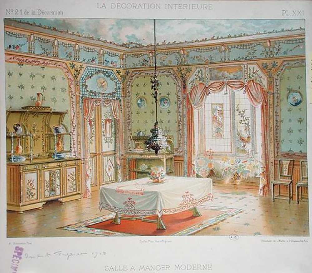Modern Dining Room, c.1905 à Adrien Simoneton