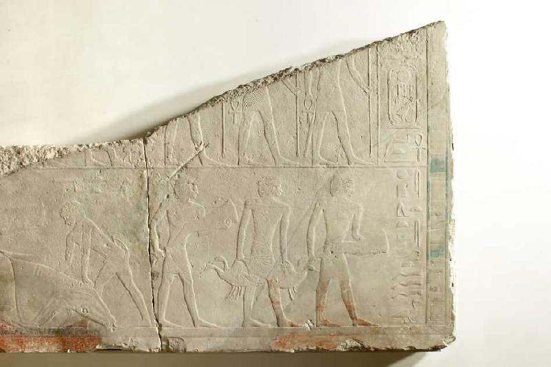 Relief aus dem Totentempel des Königs Sahure (rechter Teil) à Égyptien