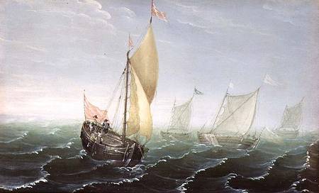 Shipping in Windswept Waters à Aert van Antum