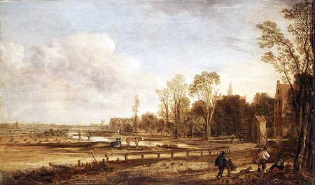 Landscape near Haarlem à Aert van der l'Ancien Neer