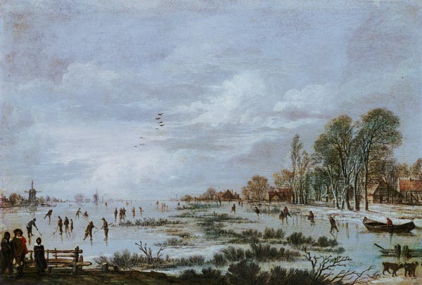 Winter Landscape à Aert van der l'Ancien Neer