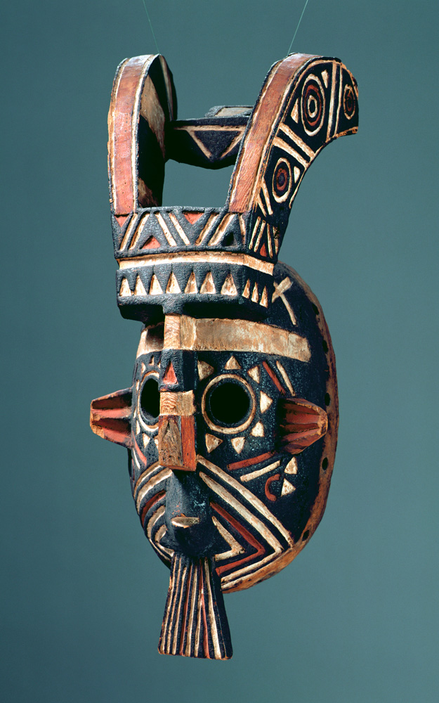 Mask with Horns, Mossi Society, Burkina Faso à Africain