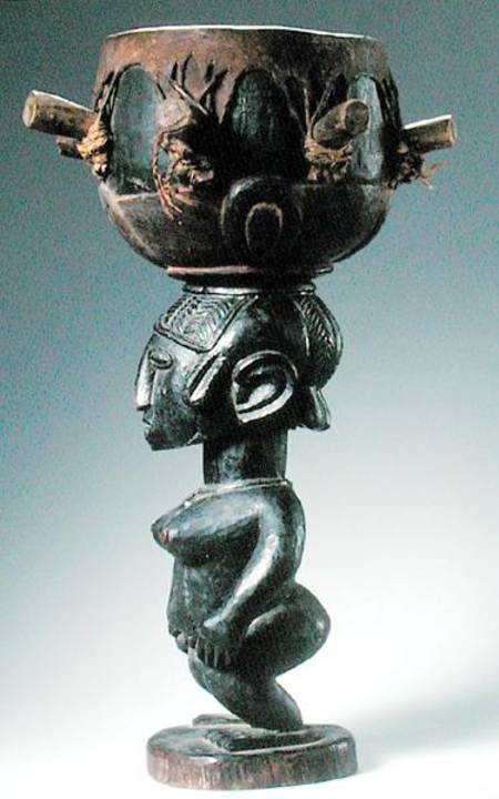 Baga Karyatiden Drum from Guinea à Africain