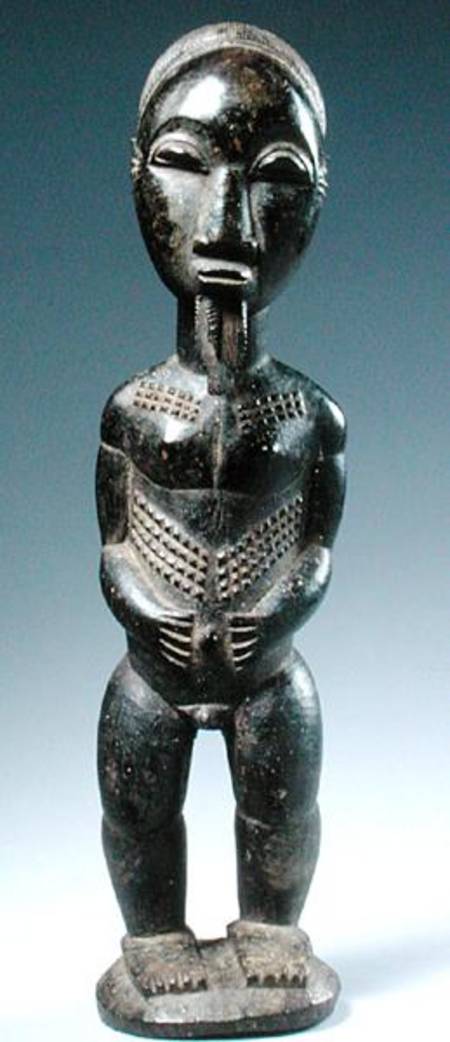 Baule Blolo Bian Figure from Ivory Coast à Africain