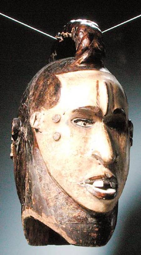 Double-Faced Helmet Mask, Ejagham Culture, from Nigeria or Cameroon à Africain