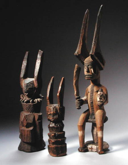 Ikenga from a Devil House, Nigeria à Africain