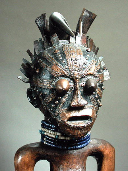 Songye power figure  (detail of 198855) à Africain