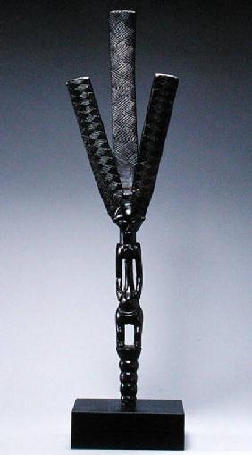 Bowstand, Luba Culture, from Democratic Republic of Congo