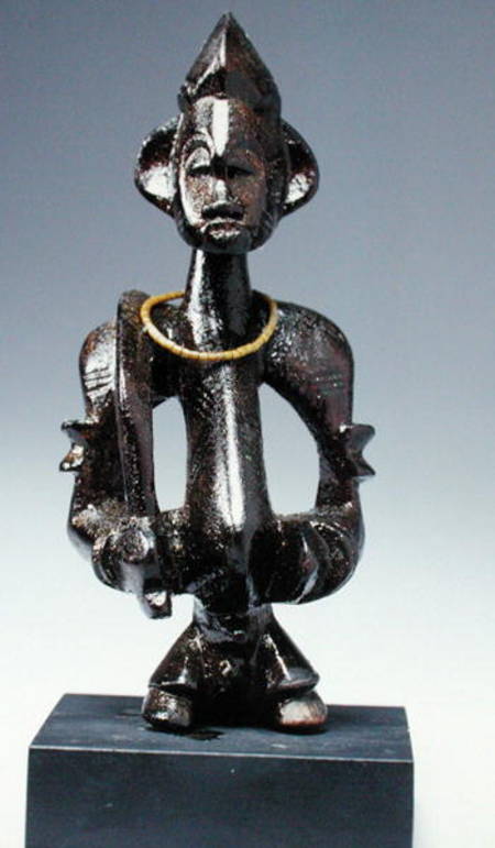 Tugubele figure, Senufo Culture  beads) à Africain