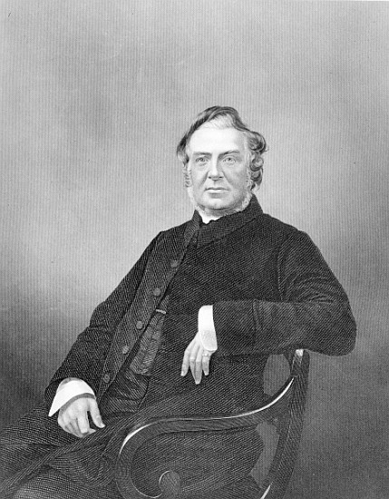 Reverend Hugh Stowell; engraved by D. J. Pound à (d'après) Photographe anglais
