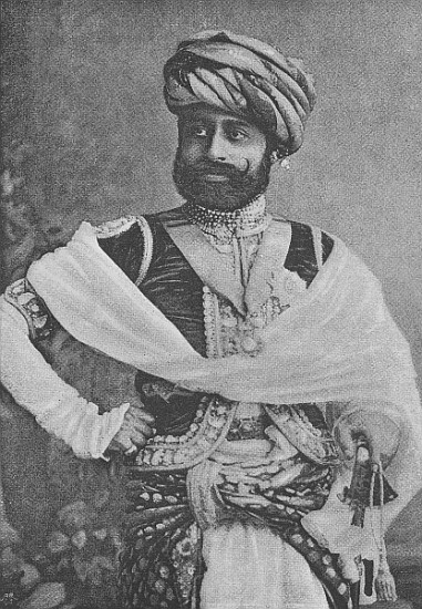 Thakore Sahib Waghji II Rawaji à (d'après) Photographe anglais
