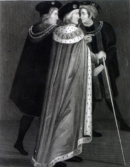 Henry VII with Richard Empson and Sir Edmund Dudley à (d'après) École anglaise