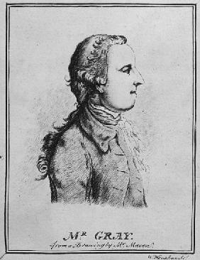 Thomas Gray, drawn by William Henshaw