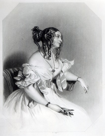 Teresa, Contessa Guiccioli à (d'après) Alfred-Edward Chalon