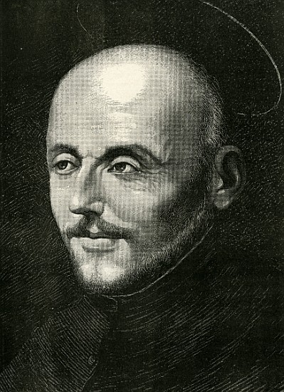 St. Ignatius of Loyola à (d'après) Alonso Sanchez Coello