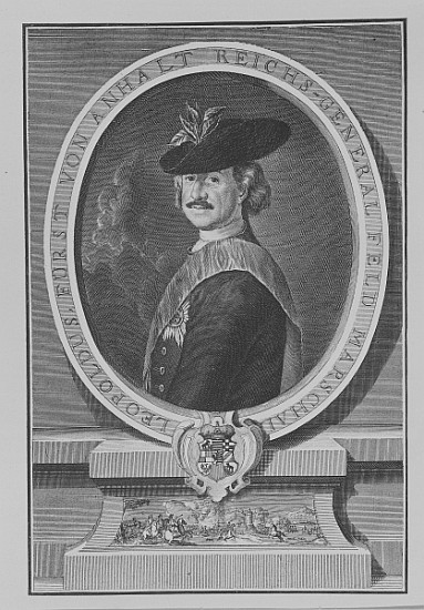 Leopold I, Prince of Anhalt-Dessau à (d'après) Antoine Pesne