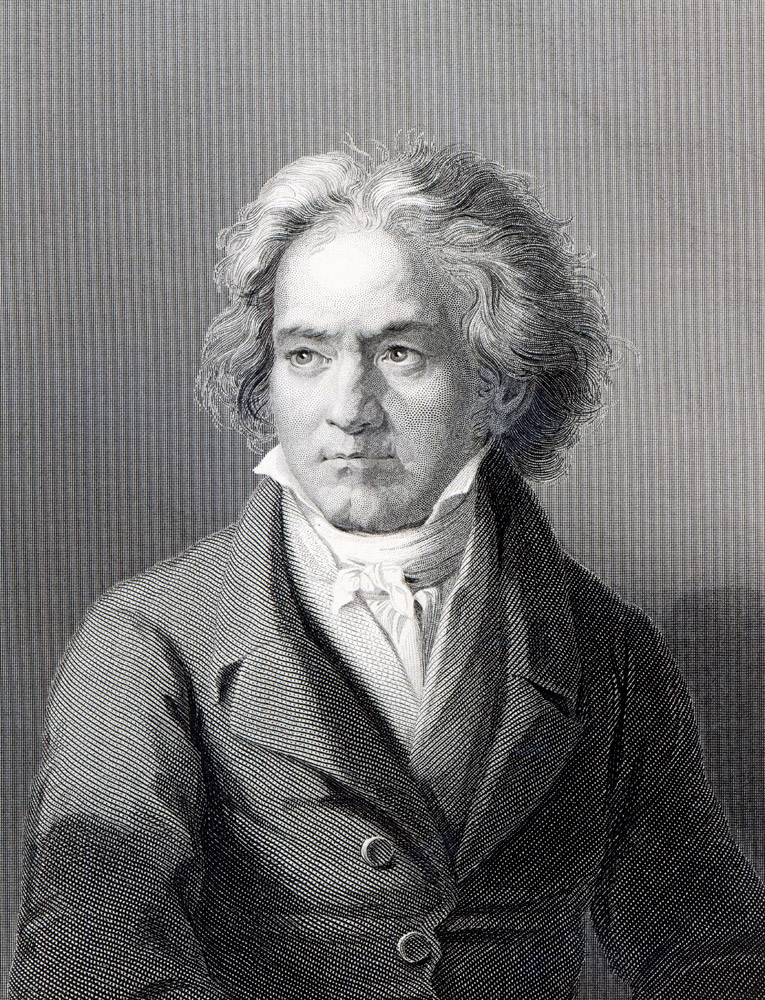 Ludwig van Beethoven; engraved by William Holl the Younger à (d'après) August Karl Friedrich von Kloeber