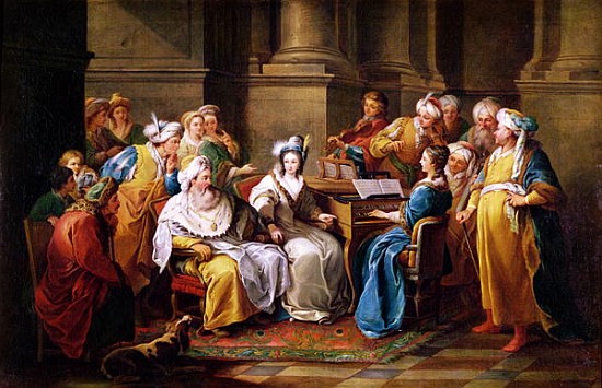 The Grand Turk Giving a Concert for his Mistress à (d'après) Carle van Loo
