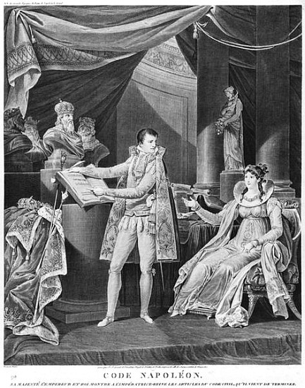His Majesty the Emperor and King Napoleon I (1769-1861) showing the Empress-Queen Marie-Louise (1791 à (d'après) Charles Monnet