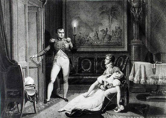 The Divorce of Napoleon I (1769-1821) and Josephine Tascher de la Pagerie (1763-1814) 30th November  à (d'après) Charles Abraham Chasselat