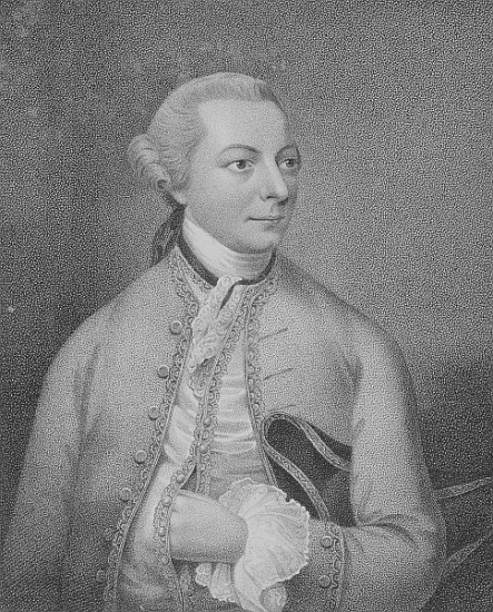 Christopher Anstey; engraved by Cantelowe Bestland à (d'après) Christian Friedrich Zincke
