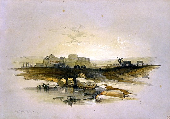 Beit Jibrin, from ''The Holy Land''; engraved by Louis Haghe (1806-85) à (d'après) David Roberts