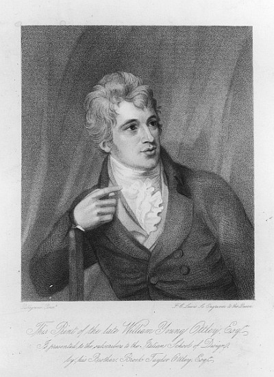 William Young Ottley; engraved by Frederick Christian Lewis, c.1836 à (d'après) Domenico Pellegrini