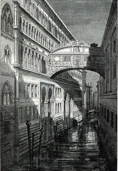 Bridge of Sighs, Venice à (d'après) Emile Theodore Therond