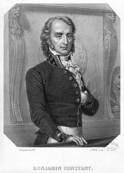 Henri Benjamin Constant de Rebecque (1767-1830) at the Tribune à (d'après) Felix Philippoteaux