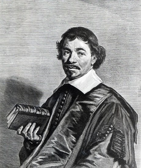 Johannes Hoornbeek; engraved by Jonas Suyderhoef à (d'après) Frans Hals
