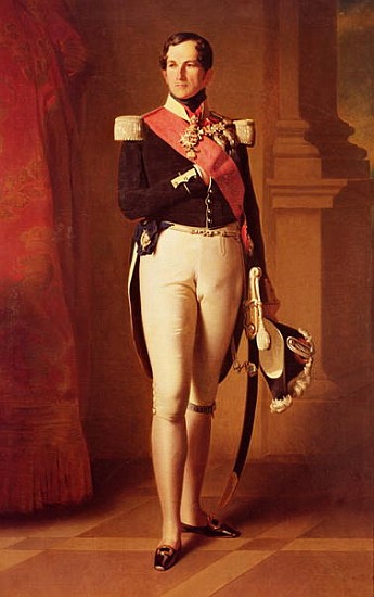 Leopold I (1790-1865) c.1846 à (d'après) Franz Xavier Winterhalter