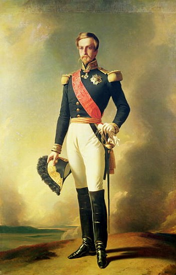 Portrait of Henri-Eugene-Philippe-Louis d''Orleans (1822-97) Duke of Aumale à (d'après) Franz Xavier Winterhalter