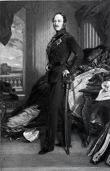Prince Albert, after the painting of 1859 à (d'après) Franz Xavier Winterhalter