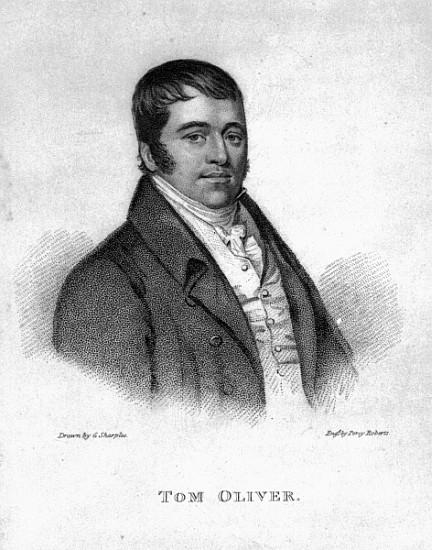 Tom Oliver; engraved by Percy Roberts à (d'après) George Sharples