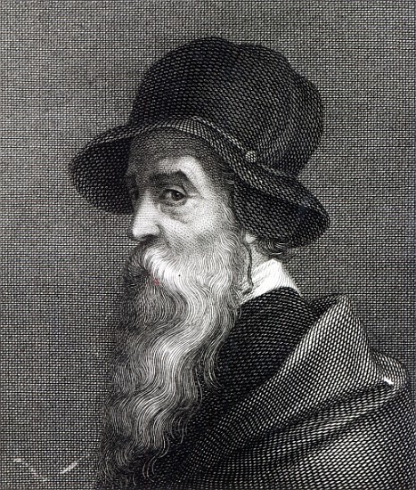 Benvenuto Cellini; engraved by Franz Erich Moritz Steinla à (d'après) Giorgio Vasari