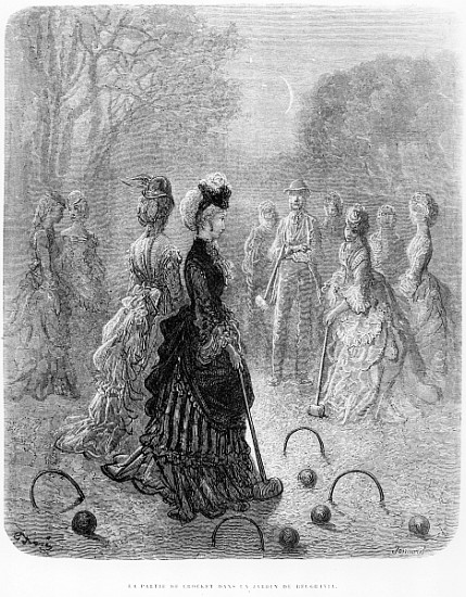 A Game of Croquet, from the ''London at Play'' chapter of ''London, a Pilgrimage'', written by Willi à (d'après) Gustave Dore