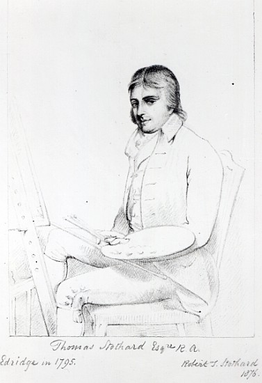 Thomas Stothard Esq. RA; engraved by Robert J. Stothard à (d'après) Henry Edridge