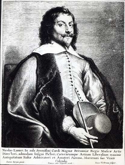 Nicholas Lanier; engraved by Lucas Vostermans à (d'après) Jan l'Ancien Lievens