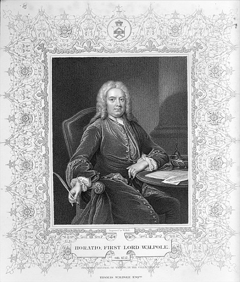 Horatio Walpole à (d'après) Jean d'après Vanloo
