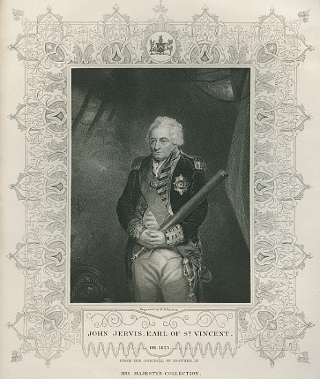 Sir John Jervis in 1795 à (d'après) John Hoppner