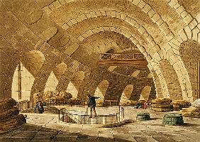 The Wheat Store, Rue de Viarmes; engraved by I. Hill