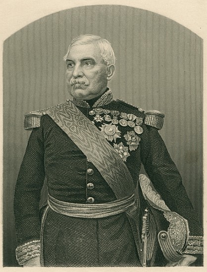 Aimable Jean Jacques Pelissier (1794-1864) Duc de Malakof à (d'après) John Jabez Edwin Paisley Mayall