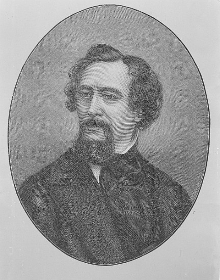 Charles John Huffam Dickens (1812-70) à (d'après) John Jabez Edwin Paisley Mayall